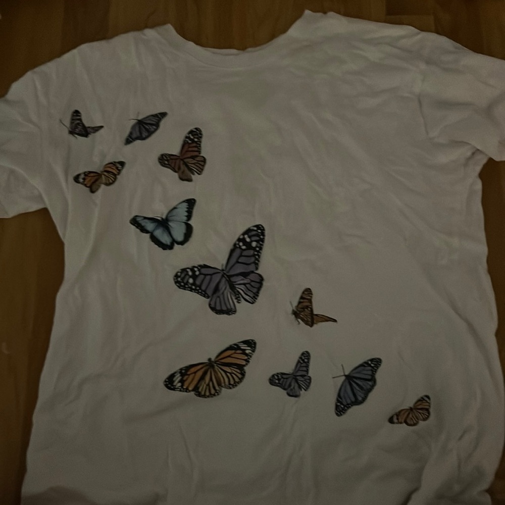 Oversized butterfly shirt